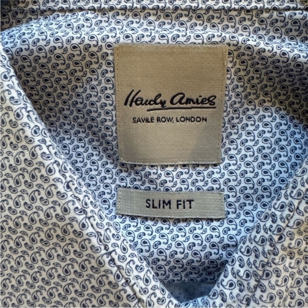 Hardy Amies Men’s XL London Designer long sleeve button down shirt 2 bundle - Picture 5 of 8